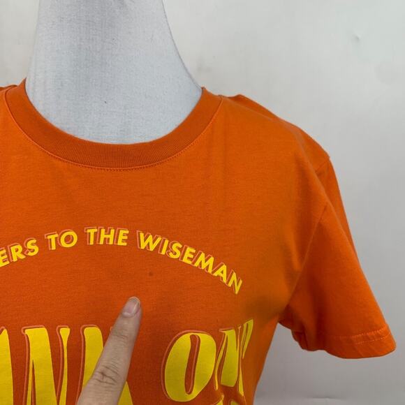 Dutch Bros T Shirt Womens S Small Orange Cotton Short Sleeve Crew Tee End ALS - Picture 6 of 12